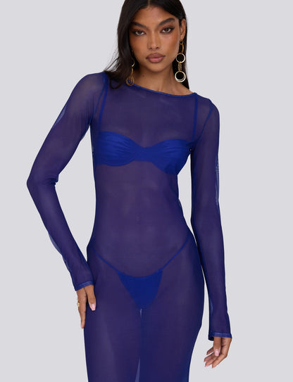 MEILANI DRESS - BLUE : OMBRE