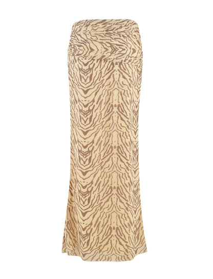 RUMER SKIRT - YELLOW : ZEBRA