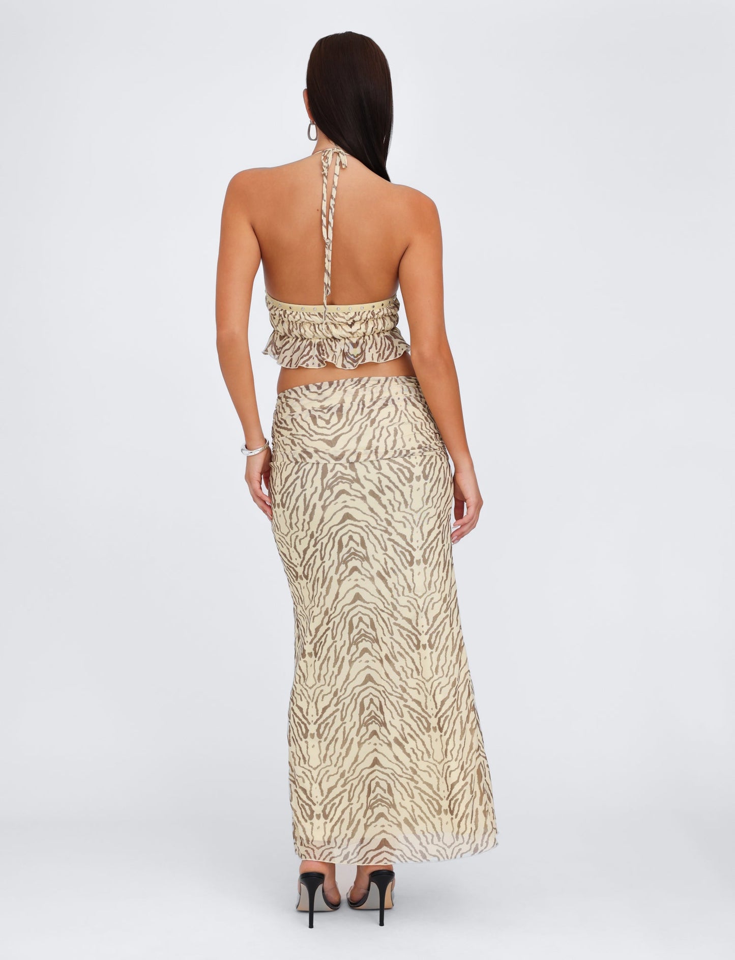 RUMER SKIRT - YELLOW : ZEBRA