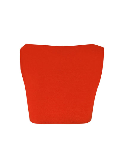 PAXTON TOP - RED : OMBRE