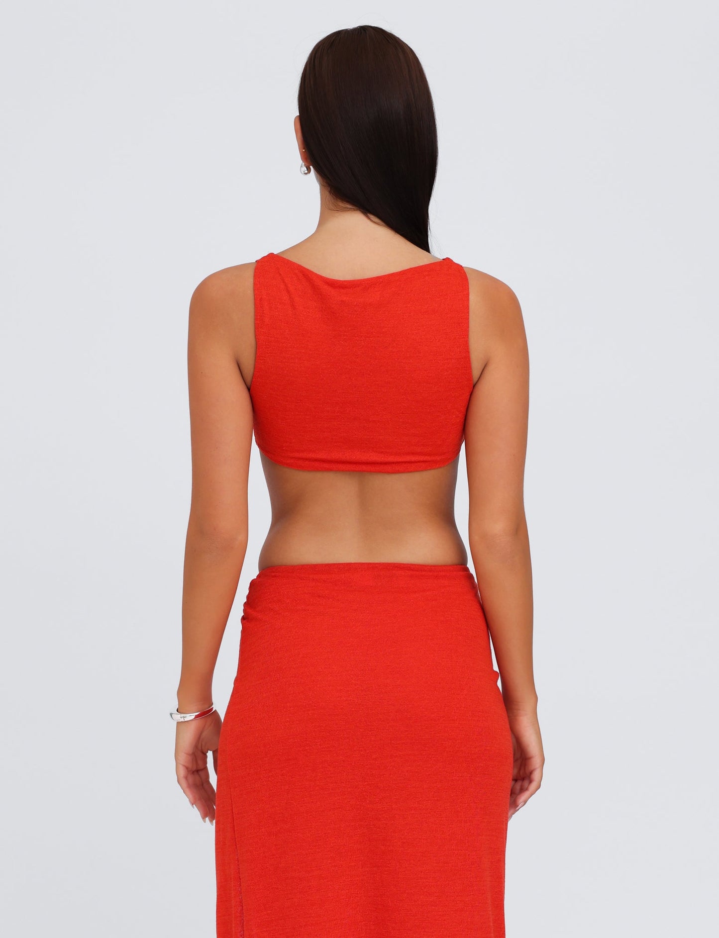 PAXTON TOP - RED : OMBRE
