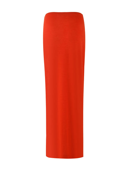 PAXTON SKIRT - RED : OMBRE