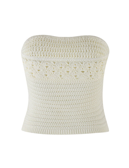 JONAS TOP - WHITE : CREAM