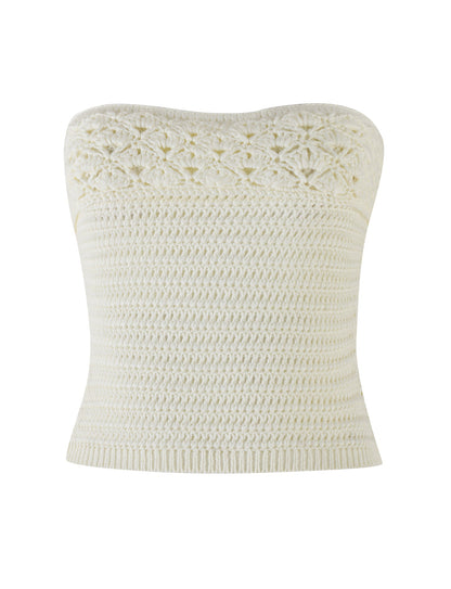 JONAS TOP - WHITE : CREAM