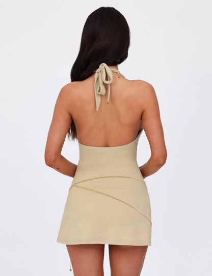 OPELI DRESS - GOLD