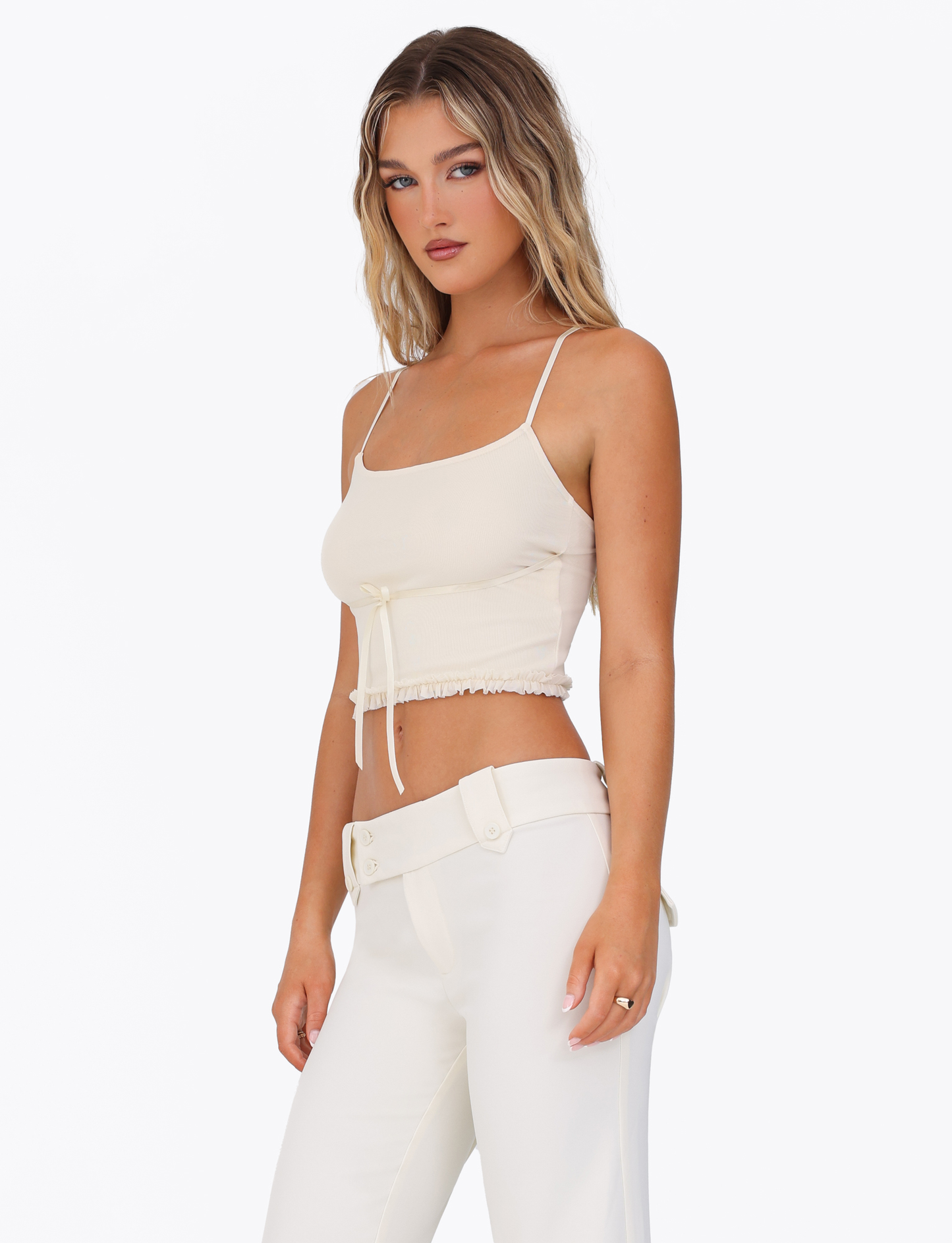 MAISIE TOP - YELLOW : PALE YELLOW