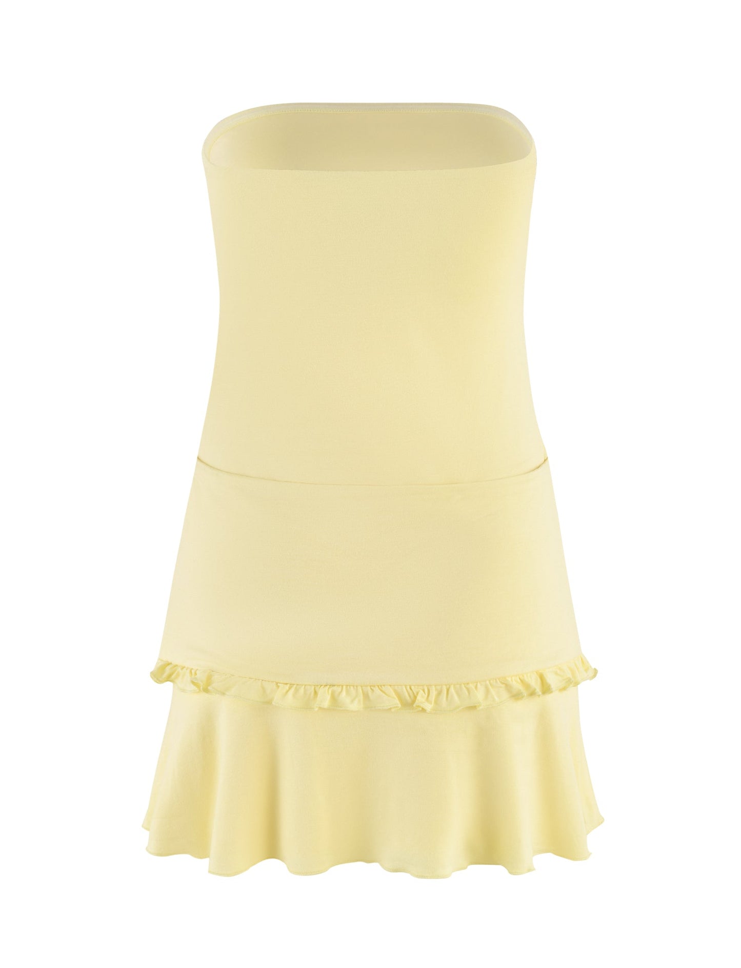 KATYA DRESS - YELLOW : PALE YELLOW