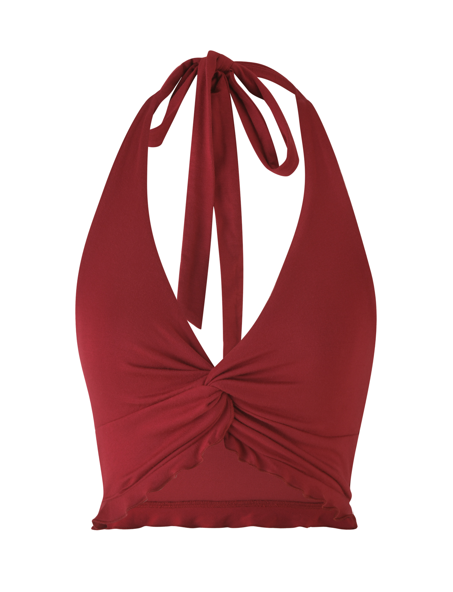 KATYA HALTER TOP - RED