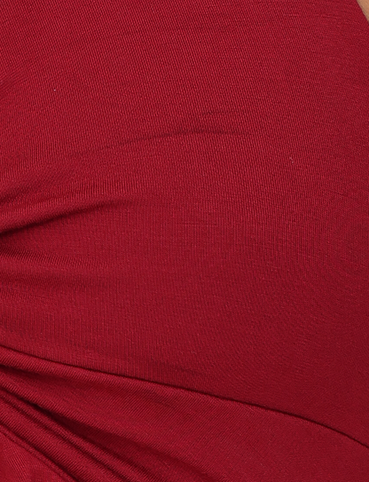 KATYA HALTER TOP - RED