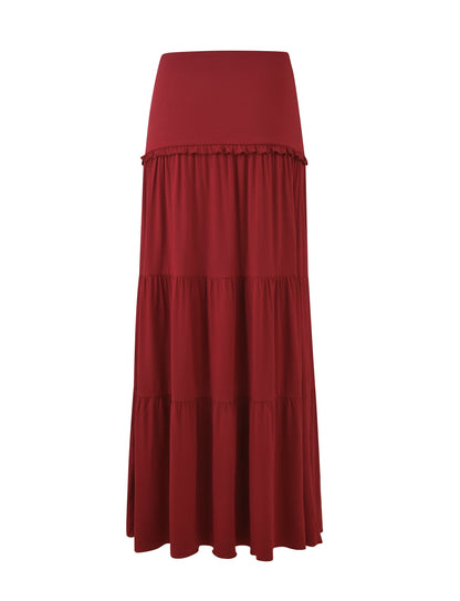 KATYA MAXI SKIRT - RED