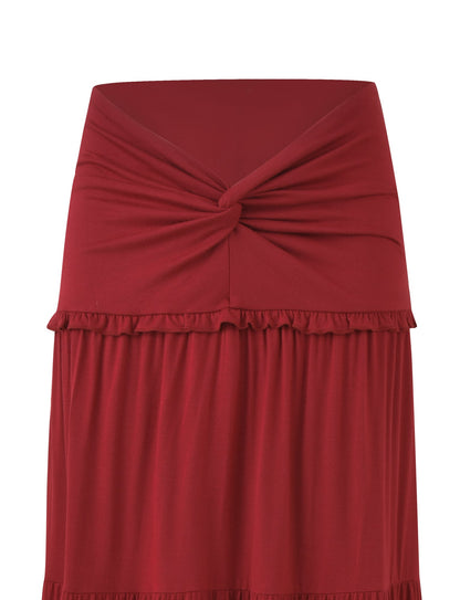 KATYA MAXI SKIRT - RED