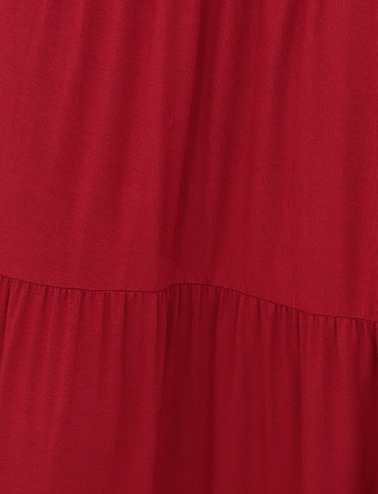 KATYA MAXI SKIRT - RED