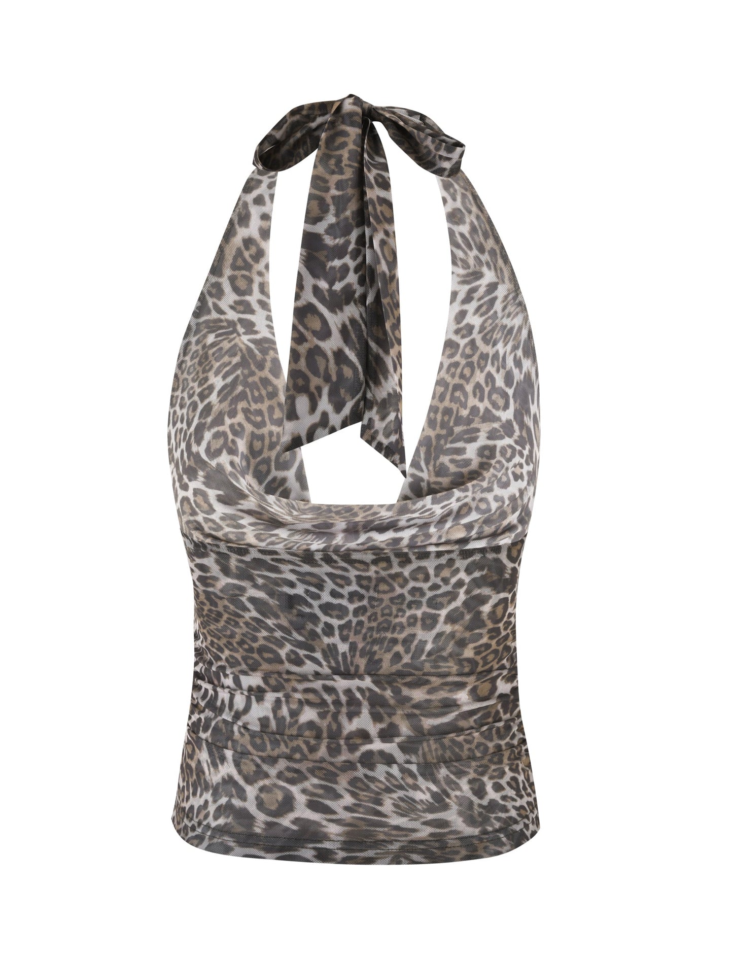 RILYNN TOP - NEUTRAL : LEOPARD
