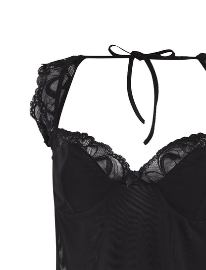 NYOMI TOP - BLACK