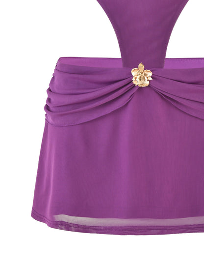 KYNLEE MINI DRESS - PURPLE