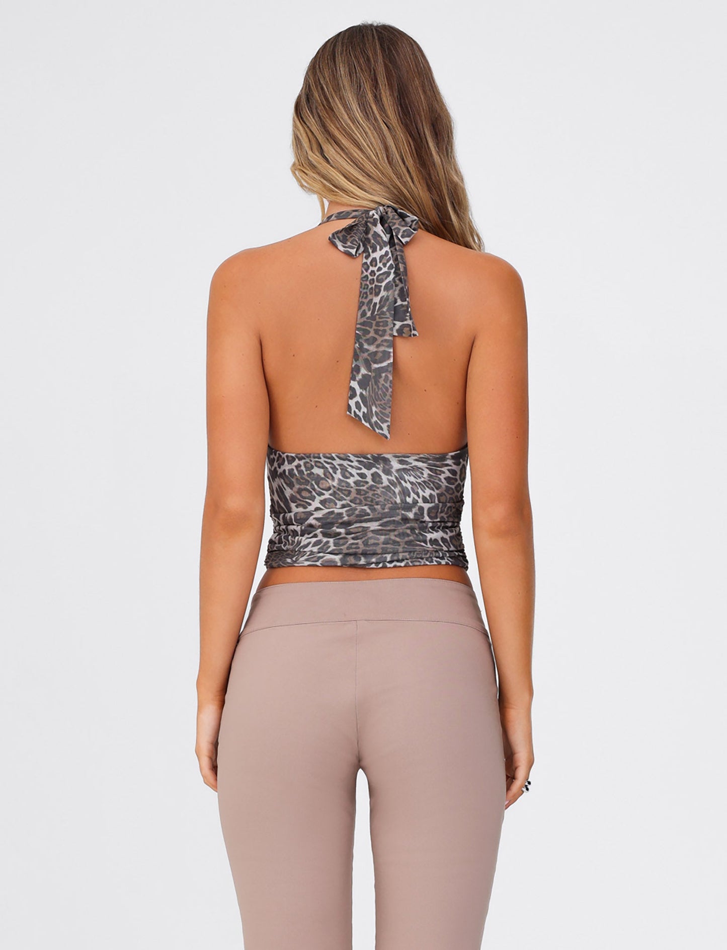 RILYNN TOP - NEUTRAL : LEOPARD