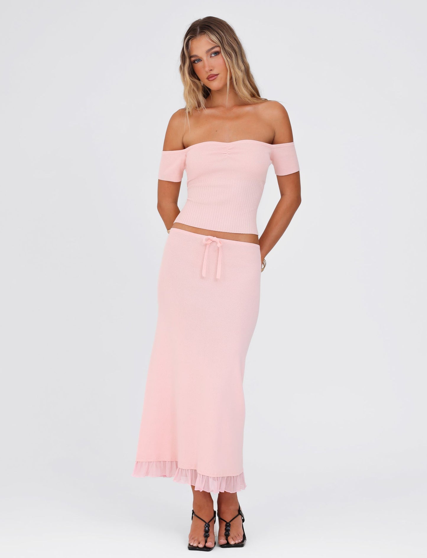 LILYANNA SKIRT - PINK : BABY PINK
