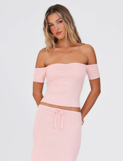 LILYANNA TOP - PINK : BABY PINK