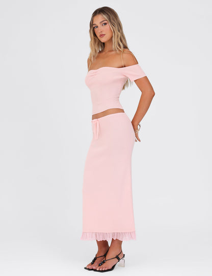 LILYANNA SKIRT - PINK : BABY PINK