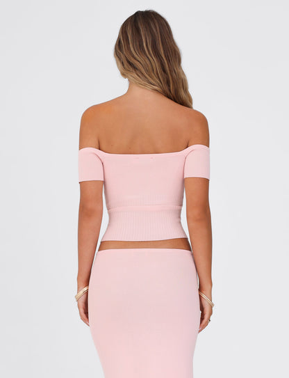 LILYANNA TOP - PINK : BABY PINK