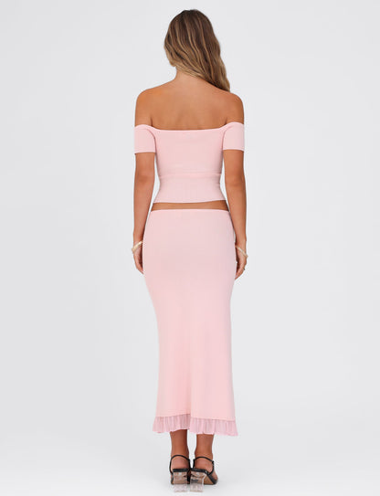 LILYANNA SKIRT - PINK : BABY PINK