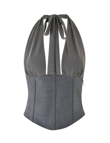 JANECE TOP - GREY