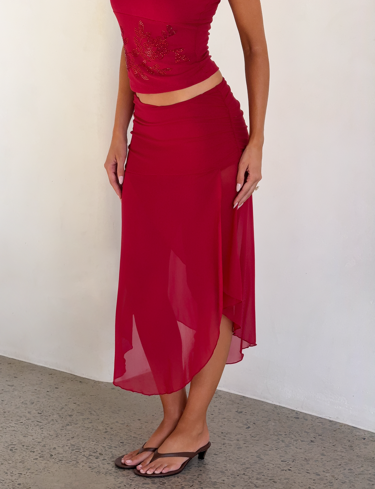MARIANA SKIRT - RED