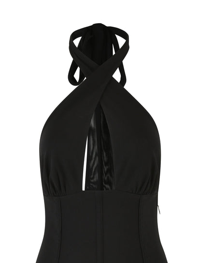 JANECE MINI DRESS - BLACK