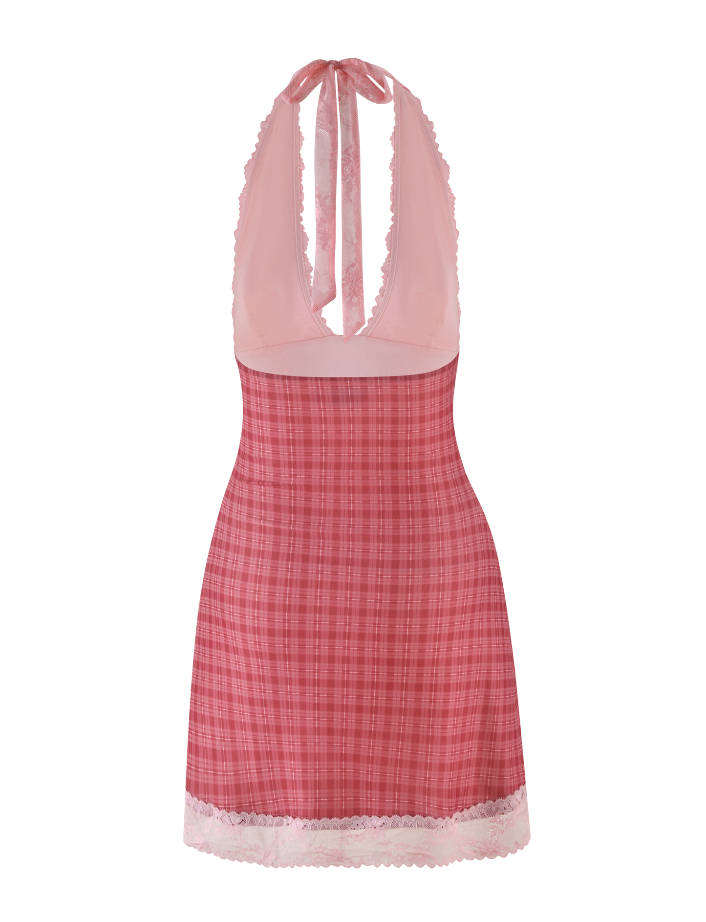 NAVIA DRESS - RED : RED CHECK