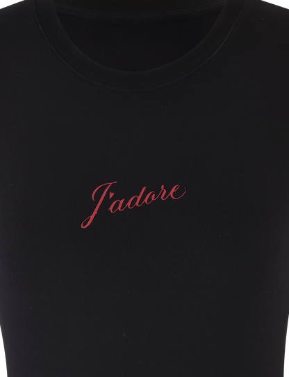 SAPHIRA TEE - BLACK