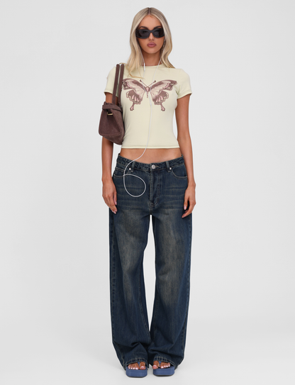 SAPHIRA TEE - BUTTERSCOTCH