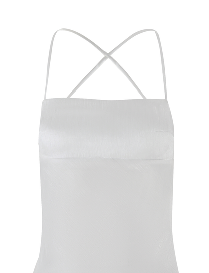 KIAH MAXI DRESS - WHITE : ICE