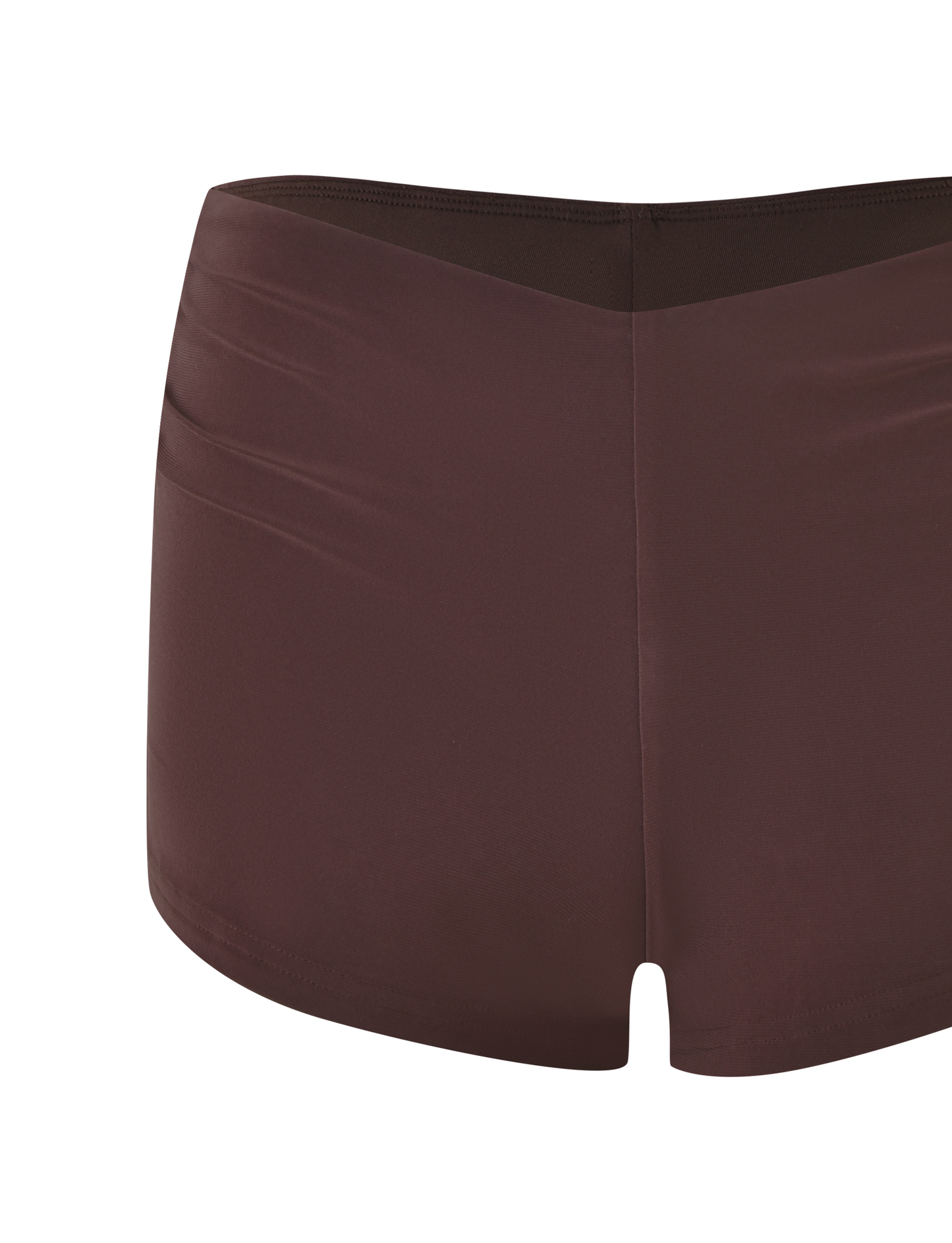 JOVIENNE SHORT - BROWN : CHOCOLATE