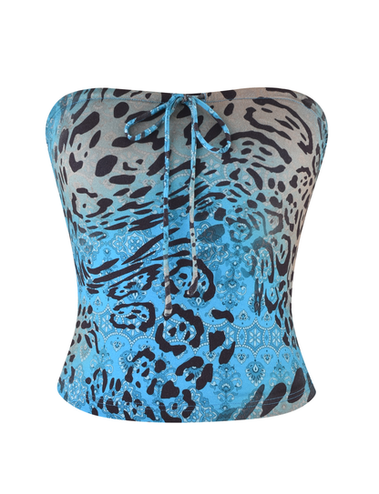 MIRELY TOP - MULTI : LEOPARD : LEOPARD SWIRL