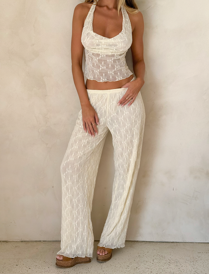 KATERINA PANT - IVORY LACE