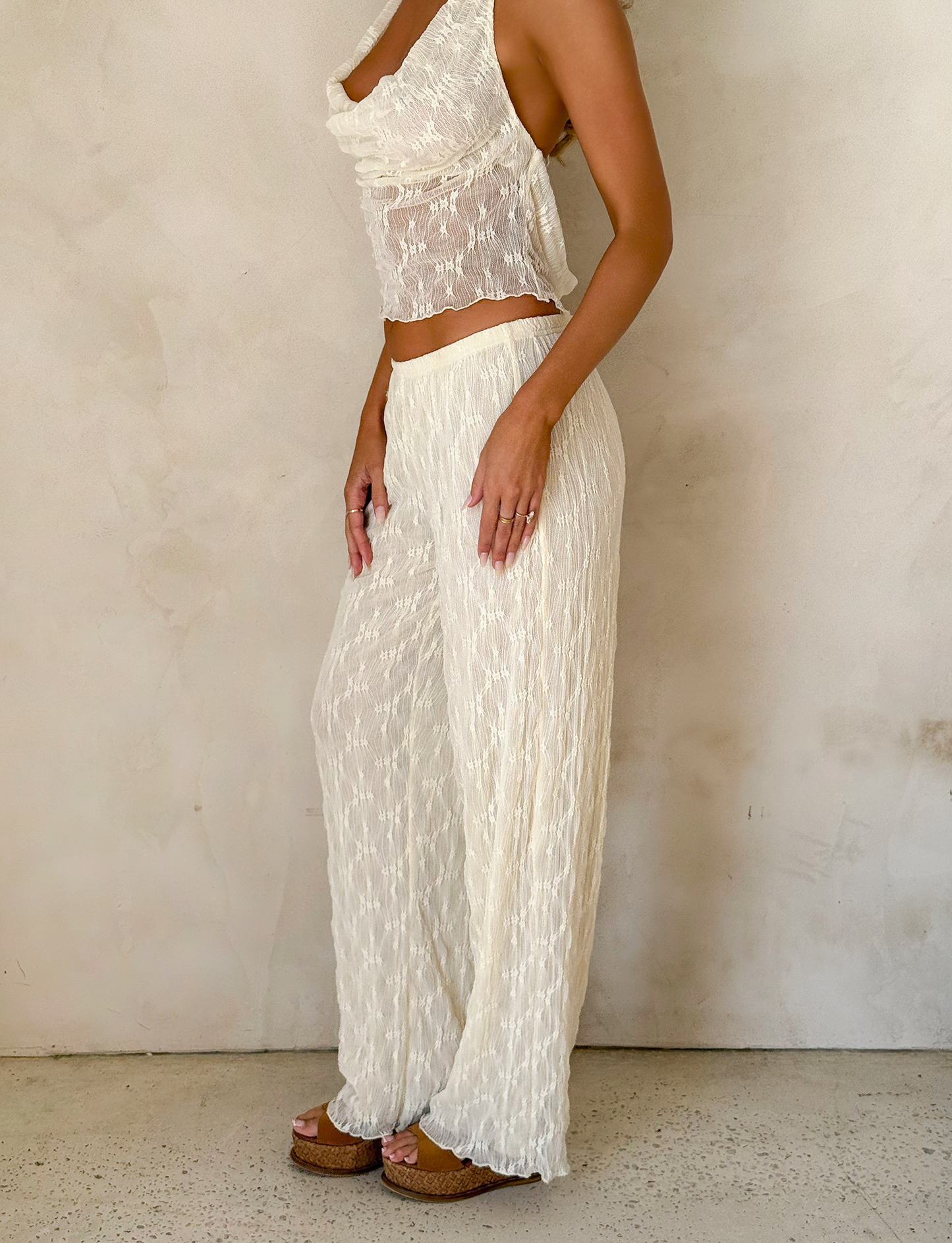 KATERINA PANT - IVORY LACE