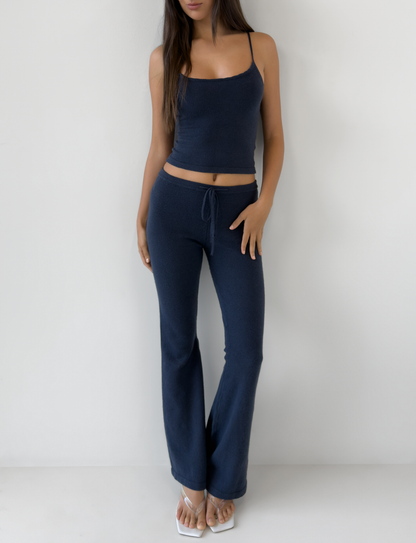 LEORA TOP - NAVY