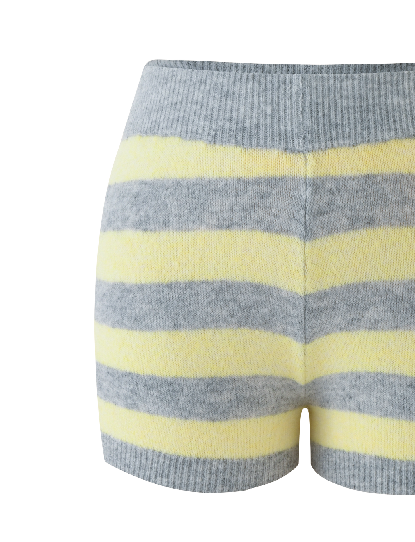 KOA SHORT - YELLOW AND GREY STRIPE