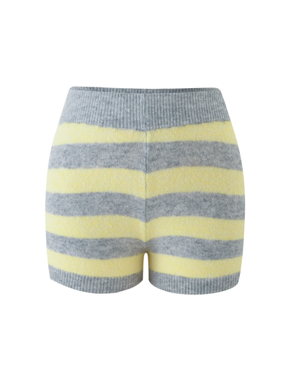 KOA SHORT - YELLOW AND GREY STRIPE
