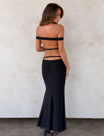 KERRIGAN MAXI DRESS - BLACK