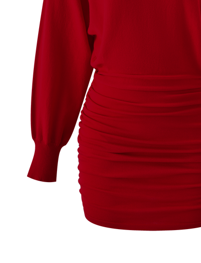 JANINE MINI DRESS - RED