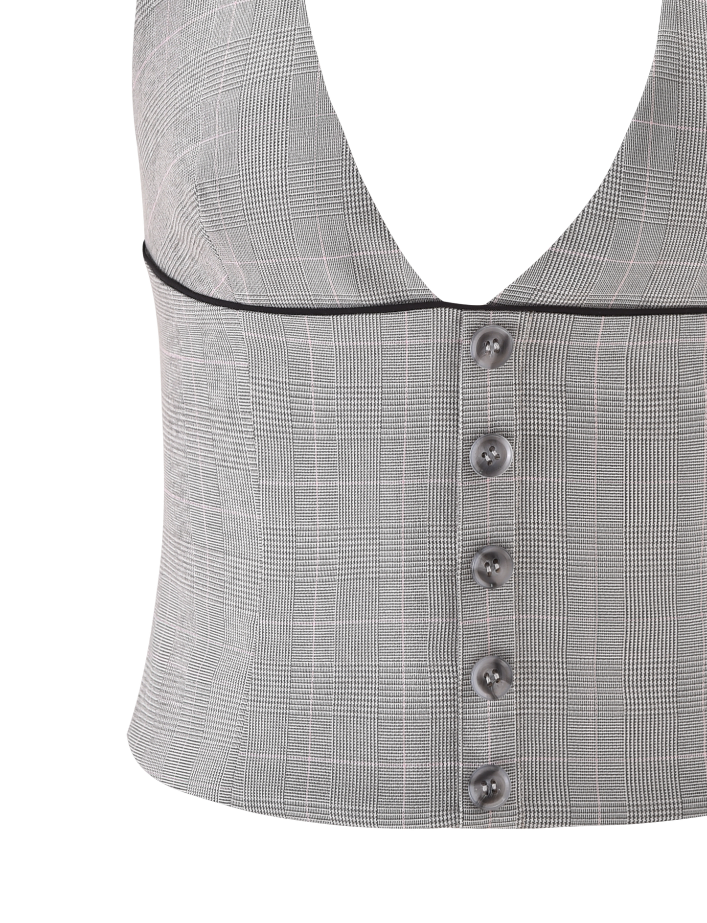 TERESIA TOP - GREY CHECK