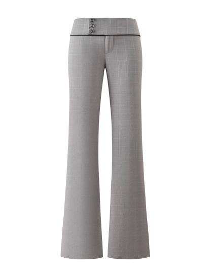 TERESIA PANT - GREY CHECK