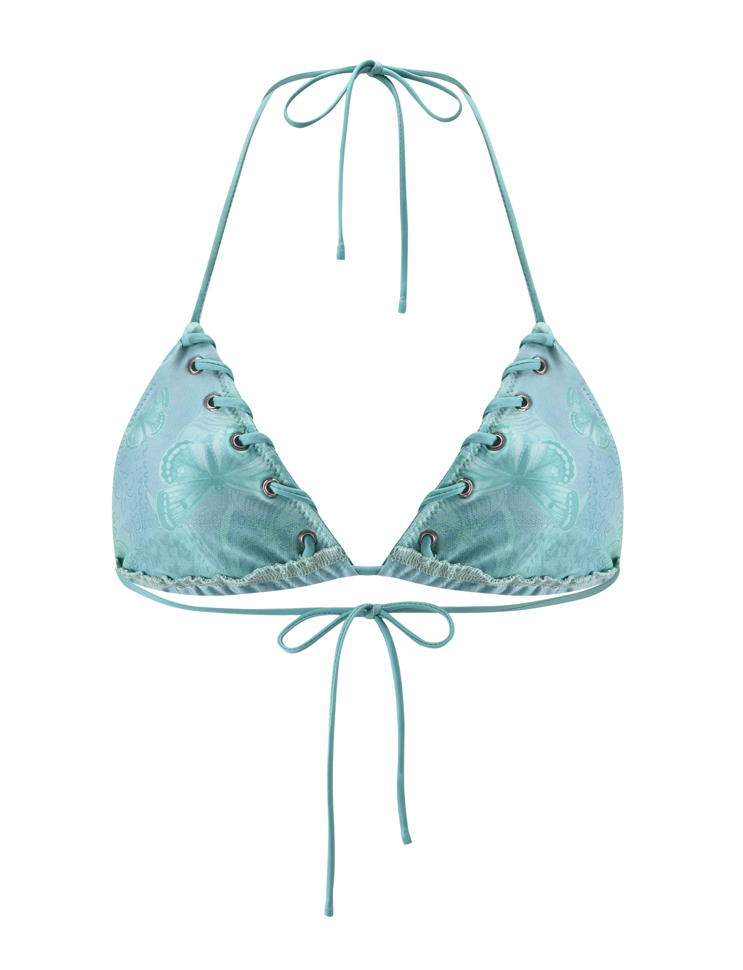 ROBYN BIKINI TOP - BLUE BUTTERFLY PAISLEY
