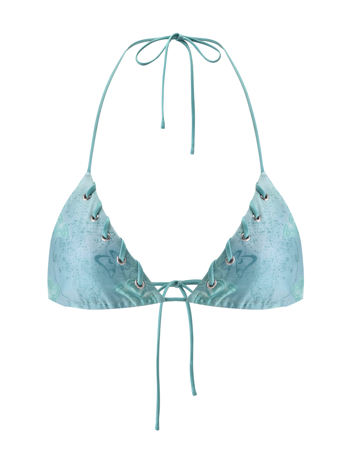ROBYN BIKINI TOP - BLUE BUTTERFLY PAISLEY
