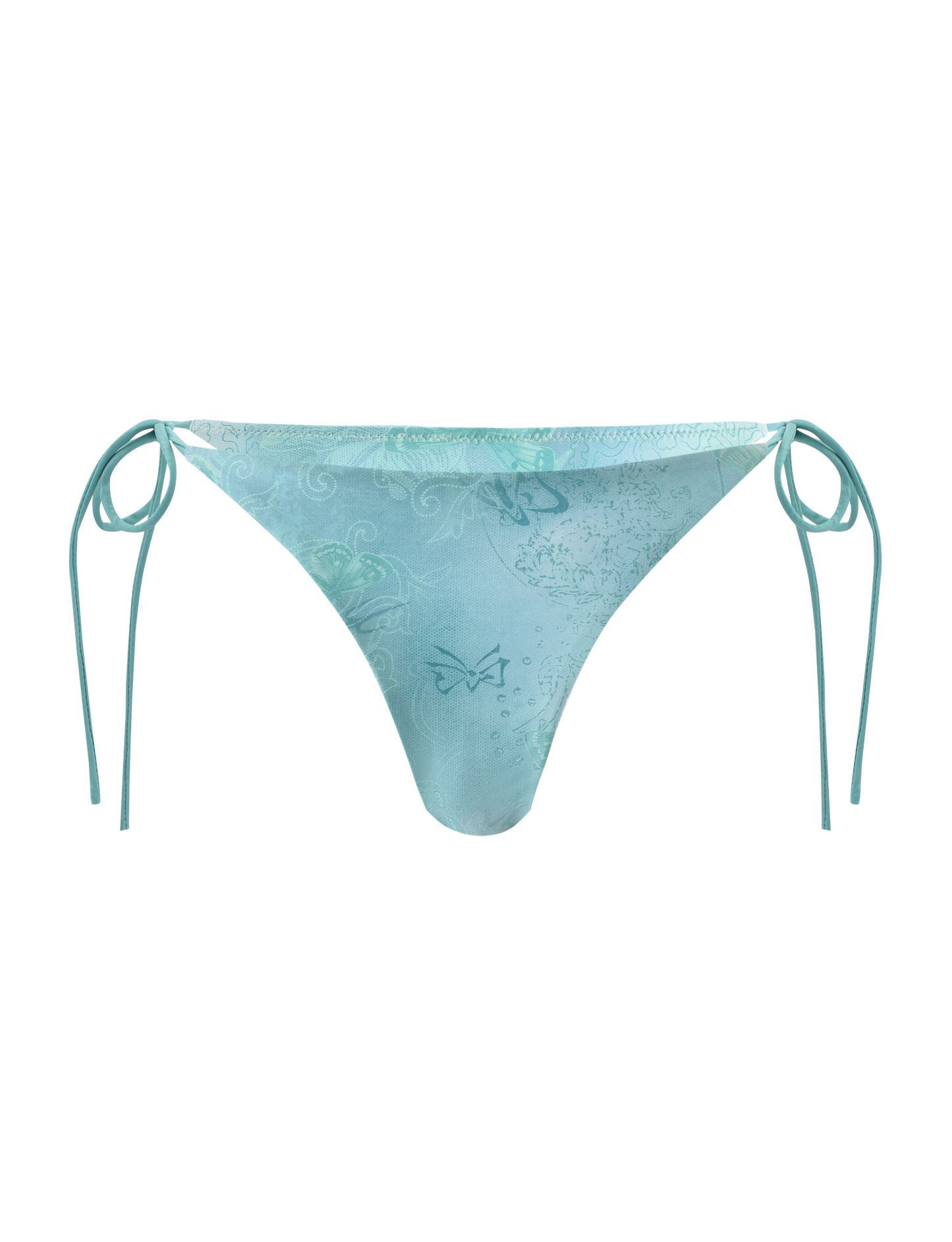ROBYN BIKINI BOTTOM - BLUE BUTTERFLY PAISLEY
