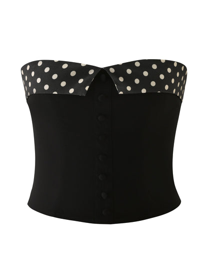 KITTIE 2.0 BUSTIER - BLACK