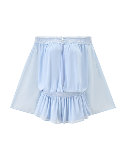 TESSIE PLAYSUIT - BABY BLUE