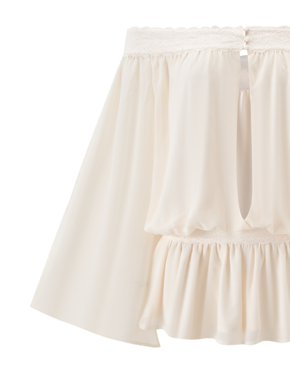 TESSIE PLAYSUIT - IVORY