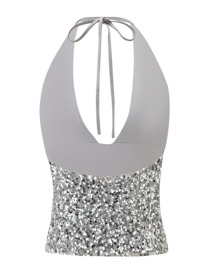 REILYNN TOP - SILVER